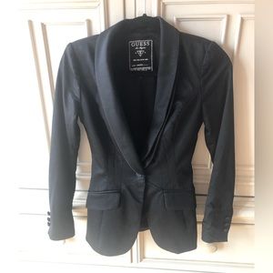 Women’s Black Guess Blazer Size 0.
